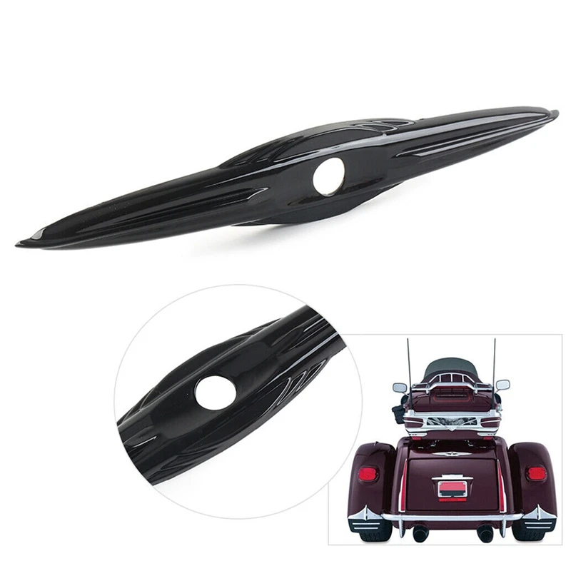 Rear Trunk Latch Accent Trim Trunk Latch Accent Trim ABS Fit For  Street Tri Glide Trike FLHXXX Black