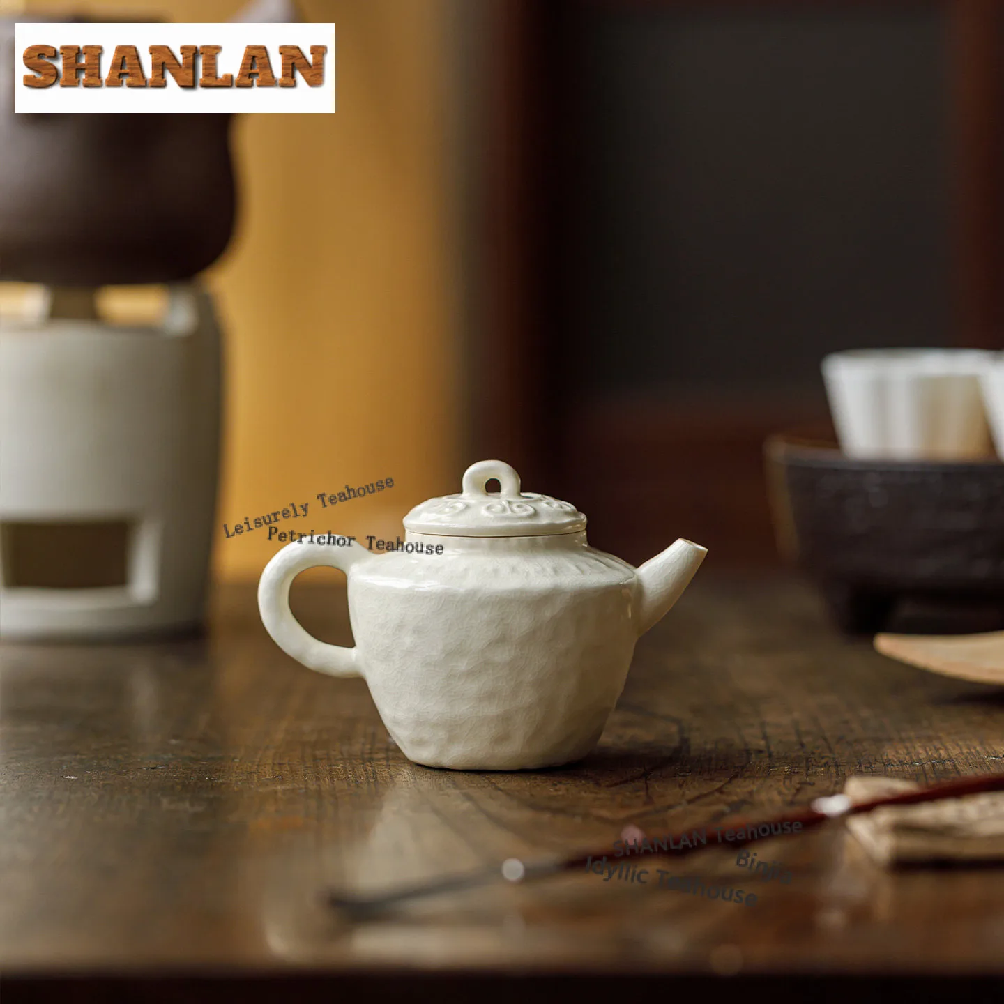 

Чайник для заваривания чая с глазурной отделкой, 120 мл, винтажный, с ситечком, для домашнего использования, коллекция посуды для напитков