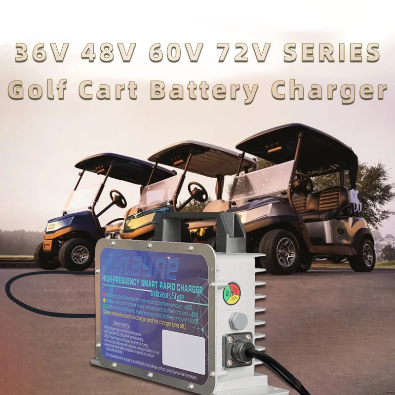 ZAYNE IP67 Waterproof 36v 48v 60v 72v 20a 25a Lead Acid lithium Battery Charger Golf Cart Club Car Forklift EZGO TXT RXV Charger