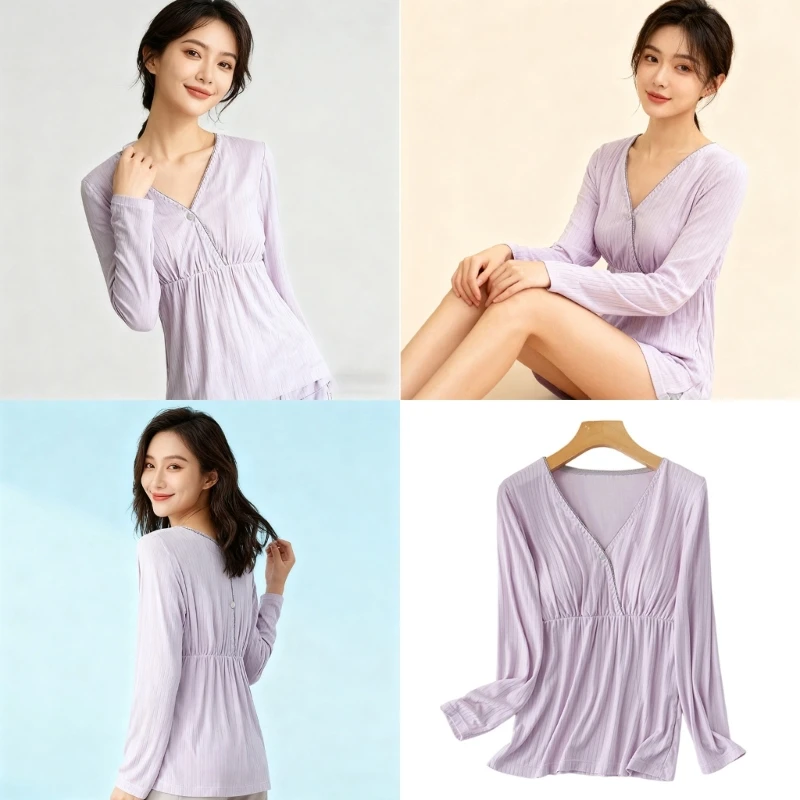 indumenti-da-notte-leggeri-per-allattamento-facile-accesso-per-l'allattamento-seno-abito-elastico-per-gravidanza-abito-per