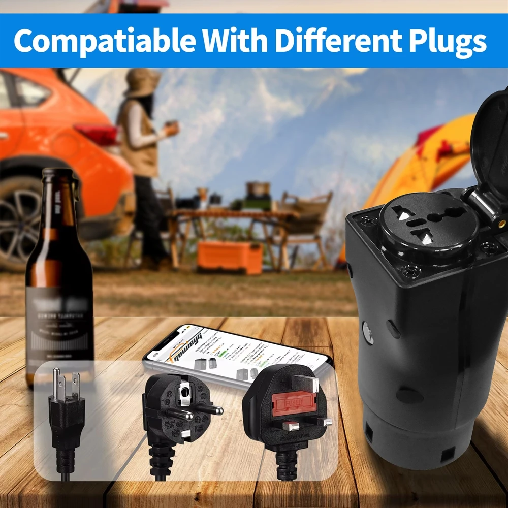 Discharge gun, European standa - Outdoor Power Plug In 评论和价格