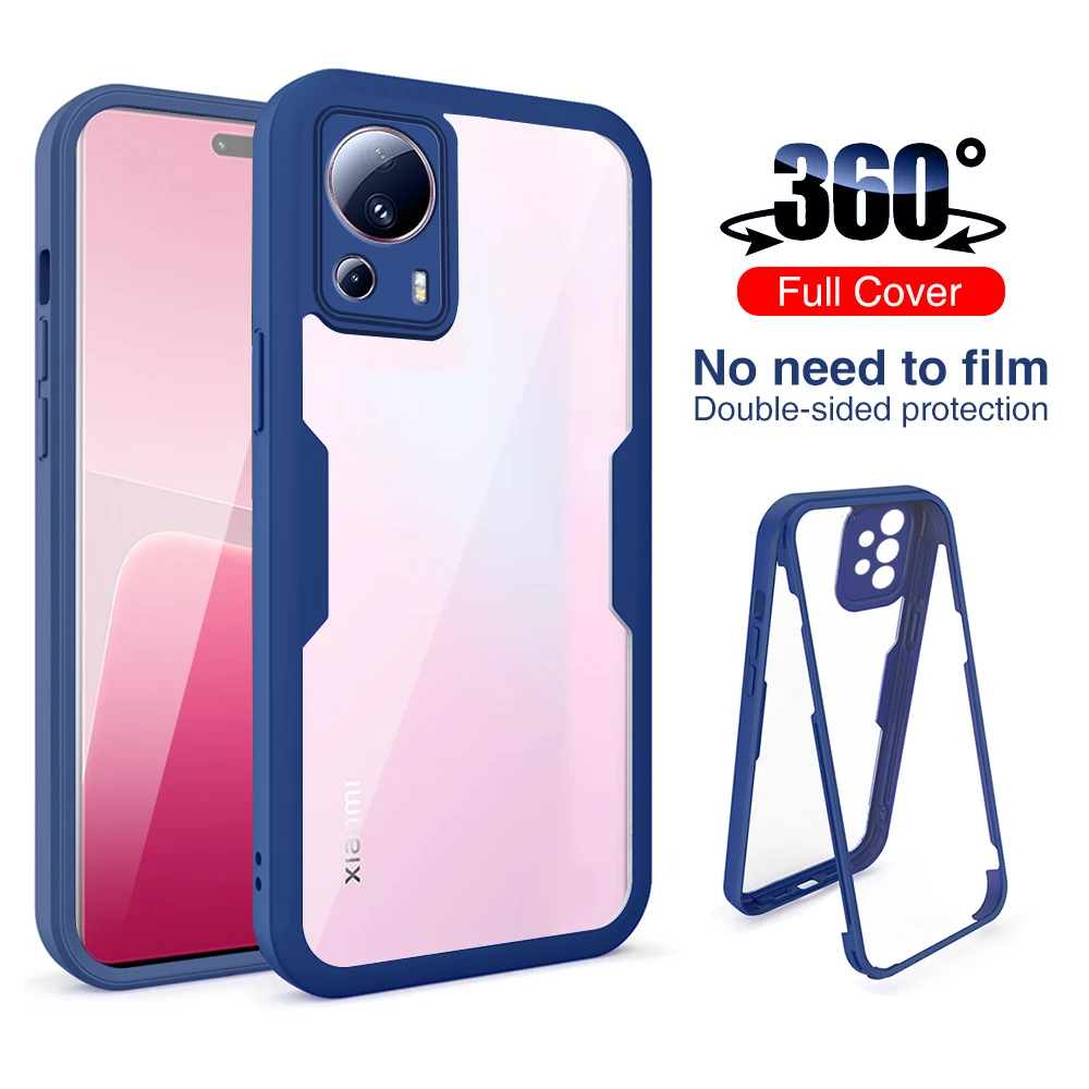 Xiomi 13Lite Case 360° Full Body Protection Cover For Xiaomi Mi 13 Lite Light 5G 2210129SG 6.55