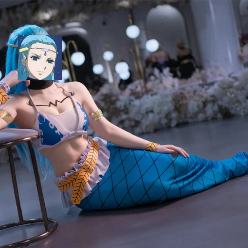 Disfraz de Lucy Star Spirit de Fairy Tail 2026, Traje de Acuario Akuia