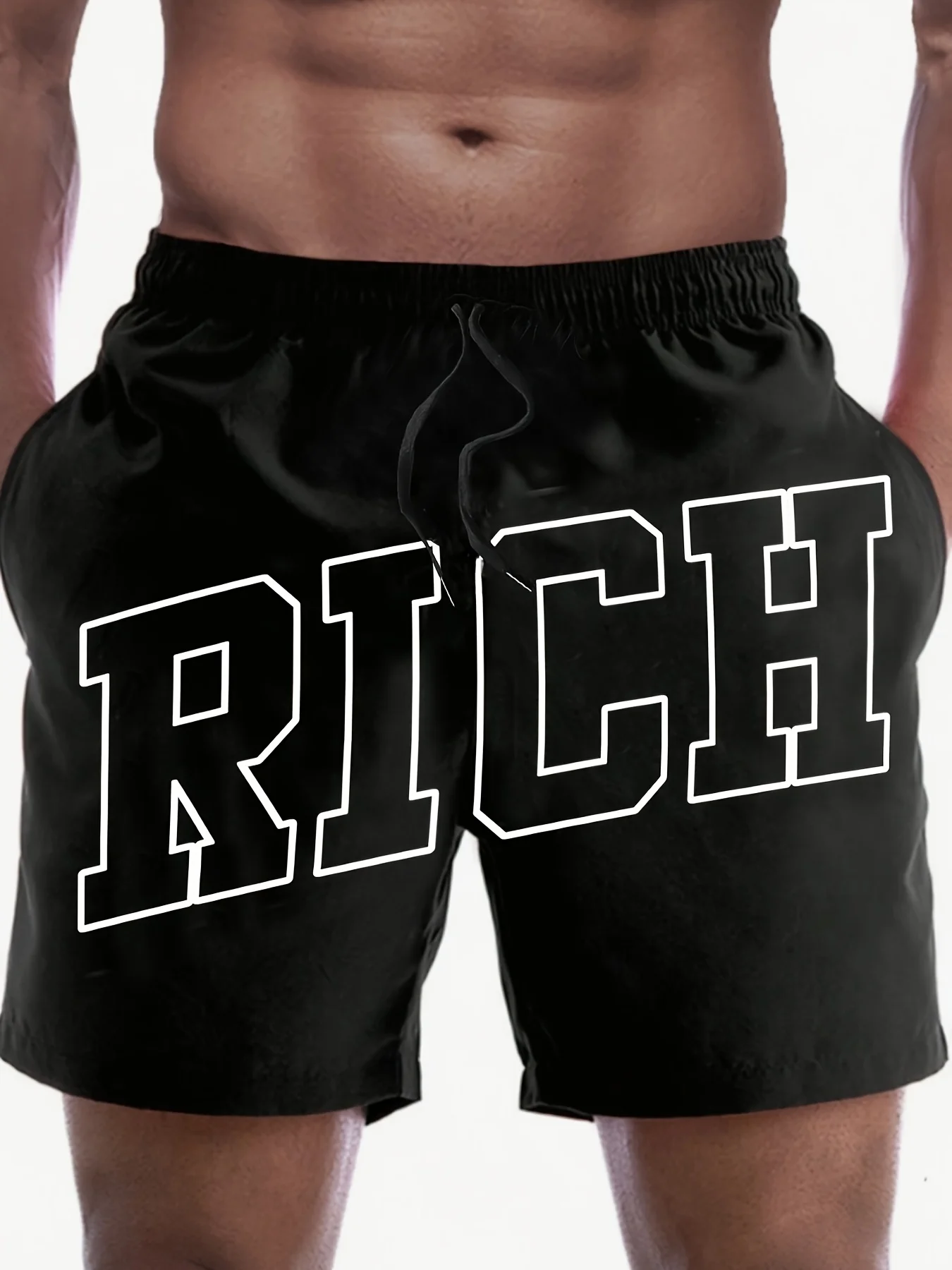 

2025 Новые мужские модные шорты с принтом, легкие роскошные уличные шорты в стиле хип-хоп, повседневные дышащие трендовые шорты премиум-класса