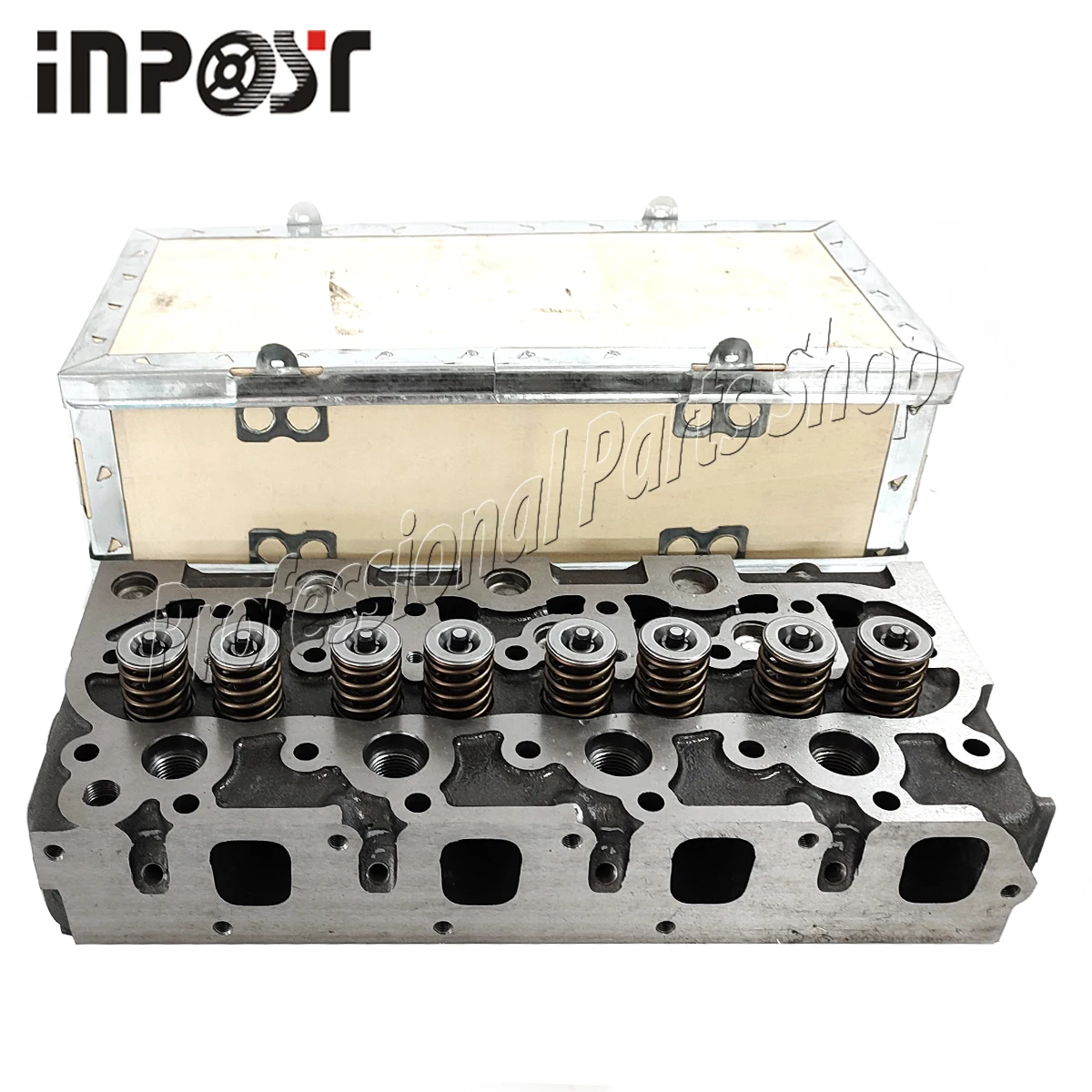 V1702 Complete Cylinder Head 6660966 6598127 With Valves For Bobcat 733 743 1600 3023 Kubota V1702 15422-03040