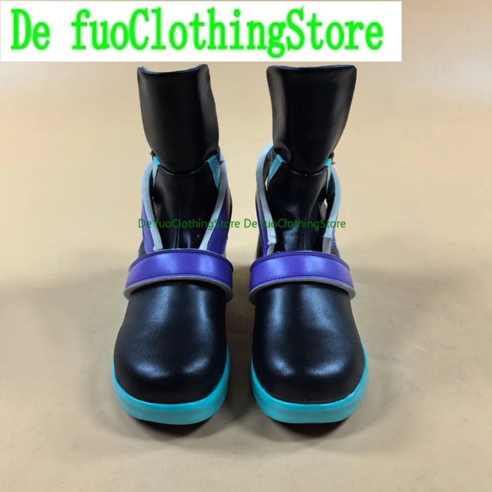 Defuo Jett Cosplay Shoes Anime Game Role-playing Halloween Costumes Props Shoes Boots