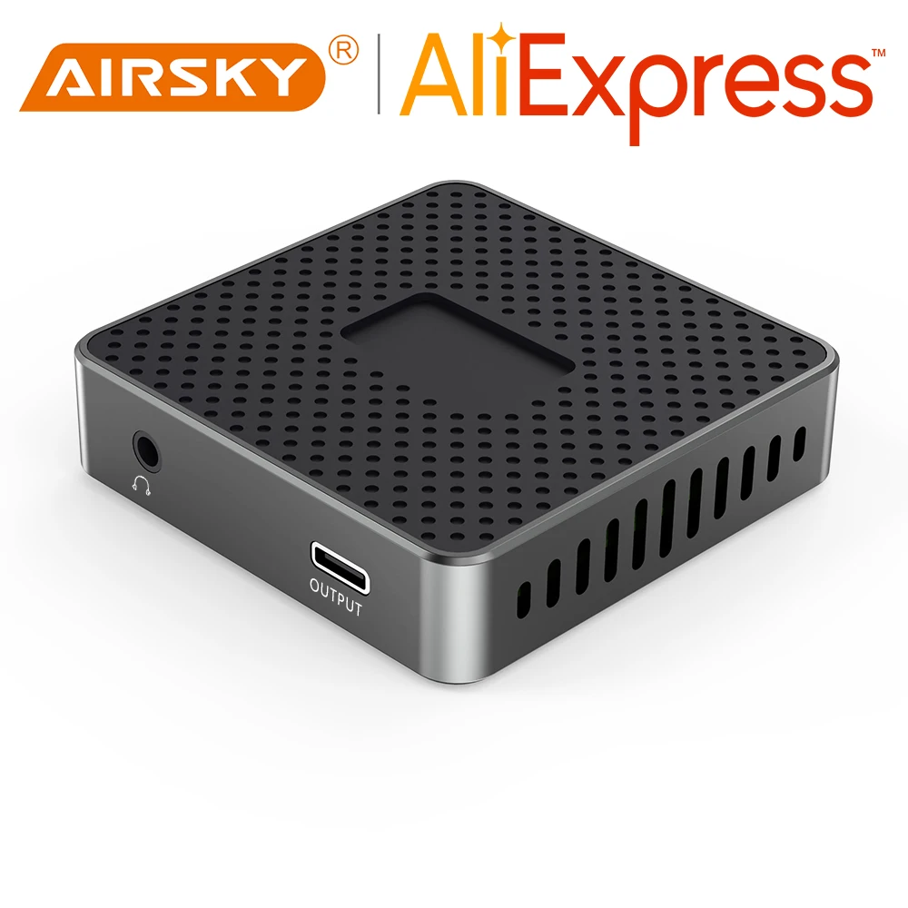 AIRSKY Customized Carton 4K 60HZ Video Capture for Laptop Mobile Tablet Window 7 MAC Book Linux Android OBS Xsplit Potplayer