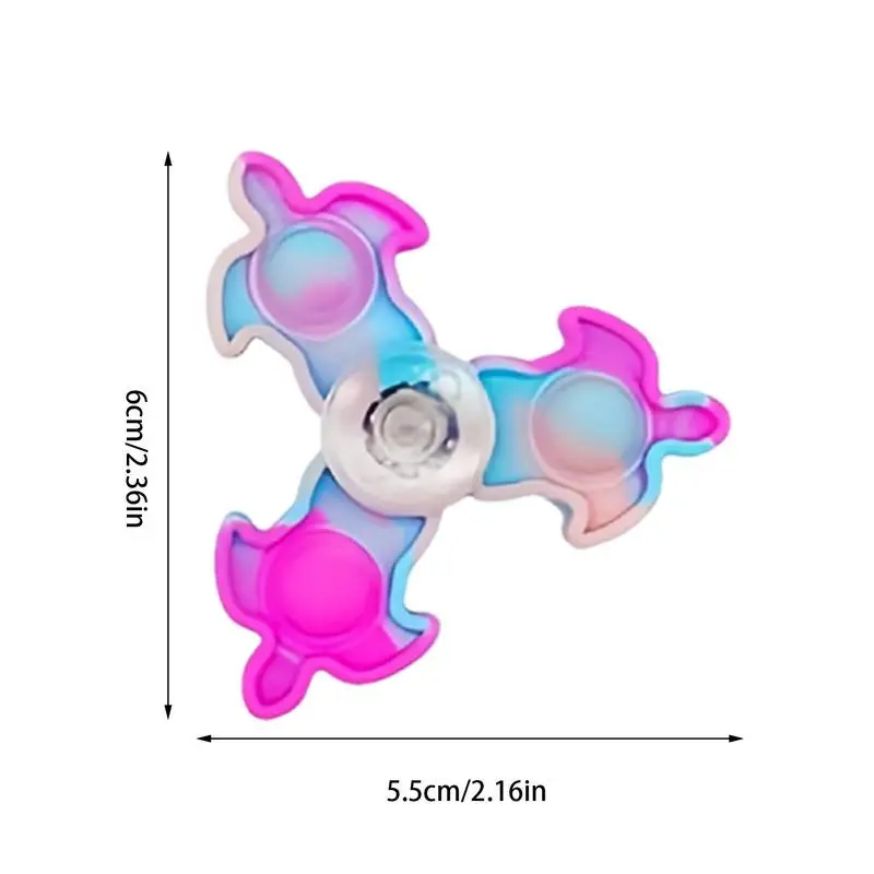 1pc Blase Fingers pitze Spinner Spielzeug Hand Fähigkeit Trainings gerät Stress abbau Finger Spinner für erwachsene Kinder Anti stress Zappeln Spielzeug Geschenk