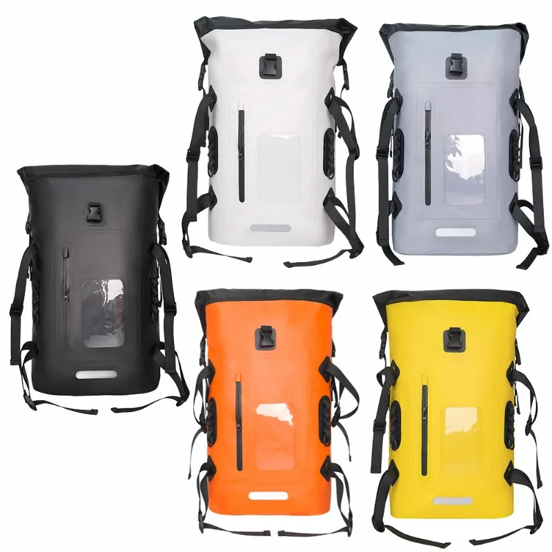 

Portable Outdoor Waterproof Backpack Made of 500D PVC Mesh Fabric – A Multi-Functional Waterproof Bag Designed for Outdoor Use