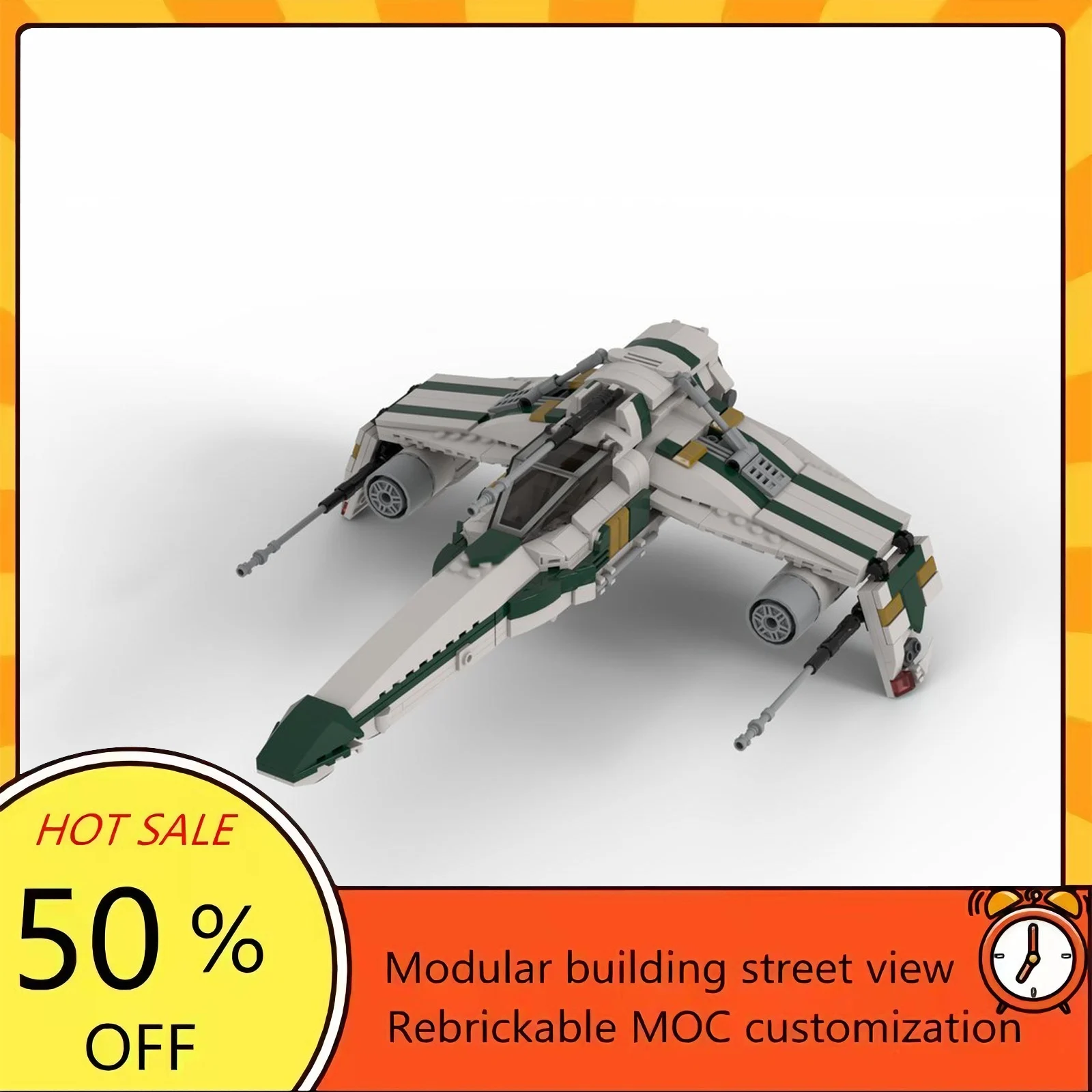 

Набор для сборки космического корабля из 550 деталей, популярная модель из фильма «Звездные войны», модульные строительные блоки, технологичный подарок, игрушка для детей на праздник