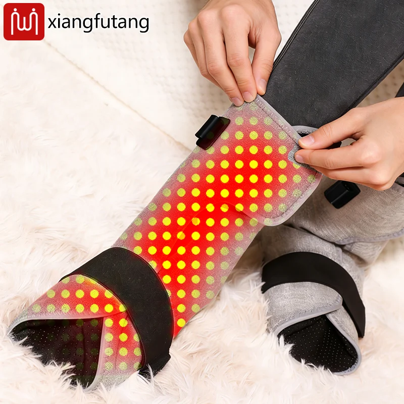 

Защита для ног с подогревом красного света и вибрационным массажем, снимает жесткость, усталость онемения, способствует расслаблению ног.