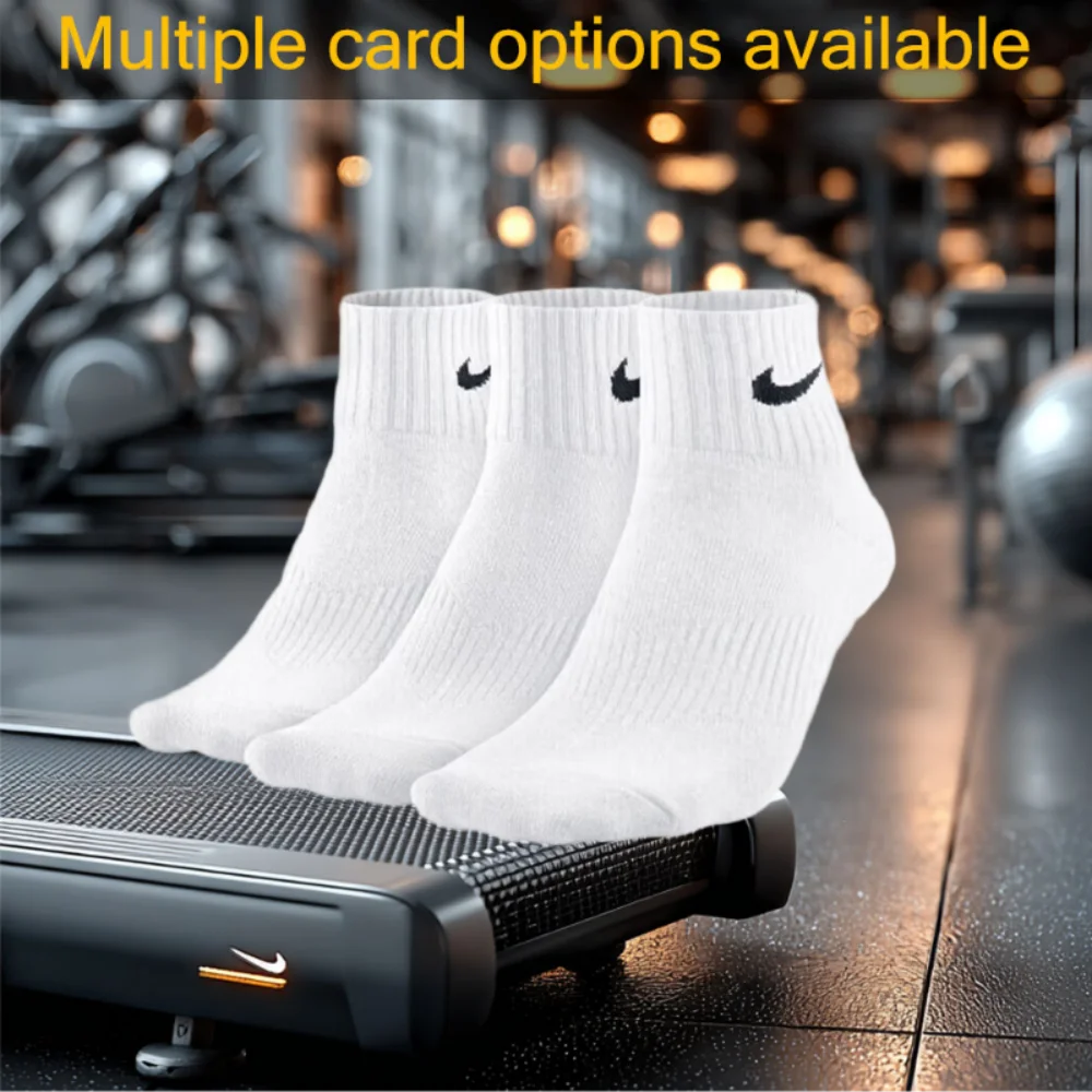 

Спортивные носки Nike унисекс, белые, до щиколотки, с амортизацией, длинные, SX7677-100