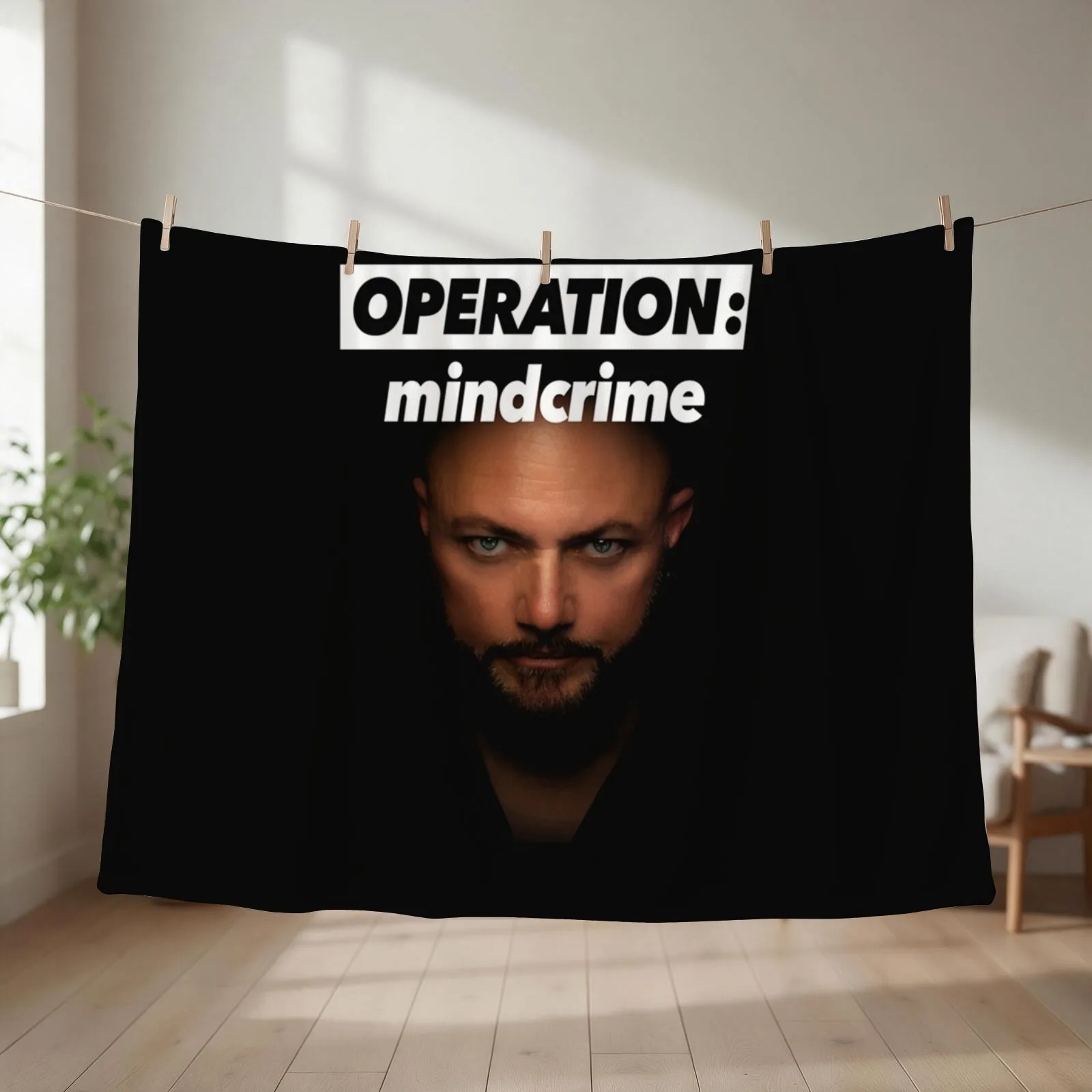 Geoff Tate Operation Tour 2020 Edanstress 2 Throw Blanket couch cozy soft plush fuzzy picnic outdoor blanket
