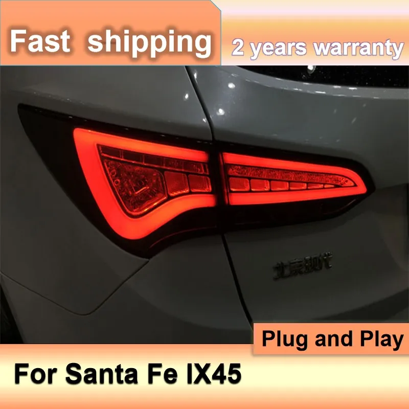 

Car Accessories for Hyundai IX45 Tail Light 2013-2016 Santa FE Tail Lamp Rear DRL Fog Brake Turn Signal Rever Santa FE Taillight