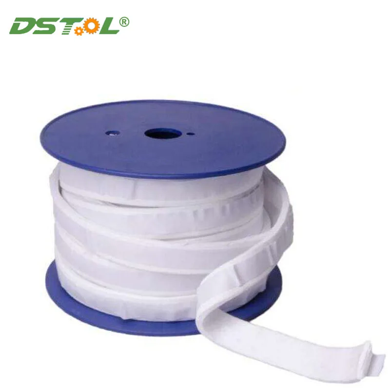 PTFE Seal Strip Tetrafluoro Elastic Band Self-adhesive Expanded Foamed Strip Sealing Gasket Width10-40mm Thickness 2 3 4 5mm