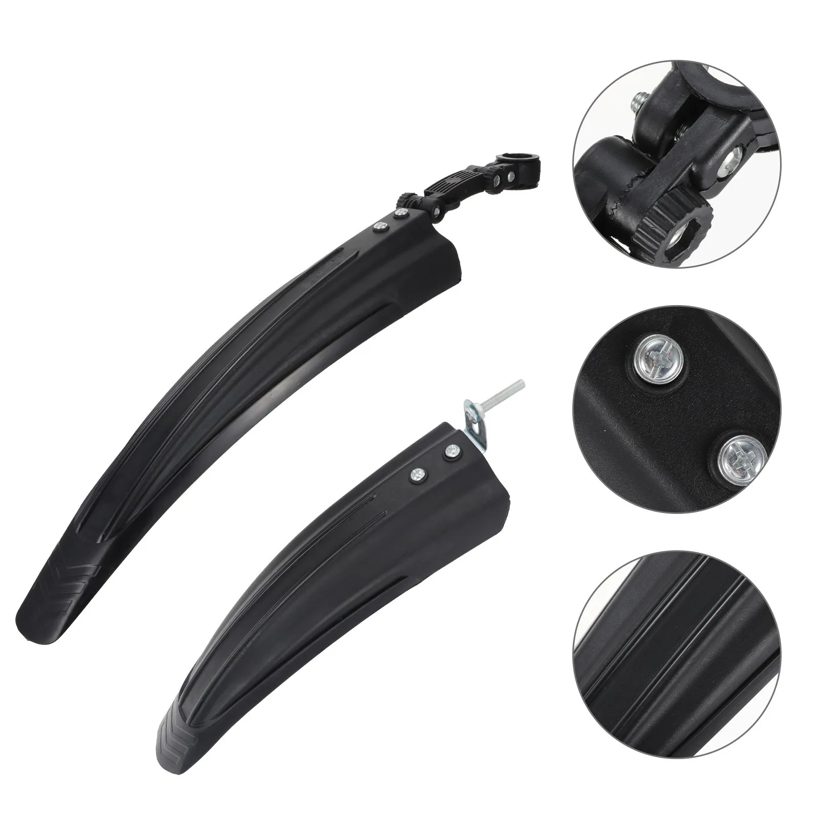 

1Pair Bike Mudguard Durable Mountain Bike Front Rear Mud Guards for Mud Rain Riding Protection Bicycles Mudguard