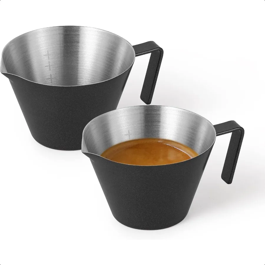 

Espro Measuring Cup 2 Pack Double Shot Espro Cups Stainl Steel Coffee Bean Dosing Cup Espro hine Accories Matte Black G6197BOS