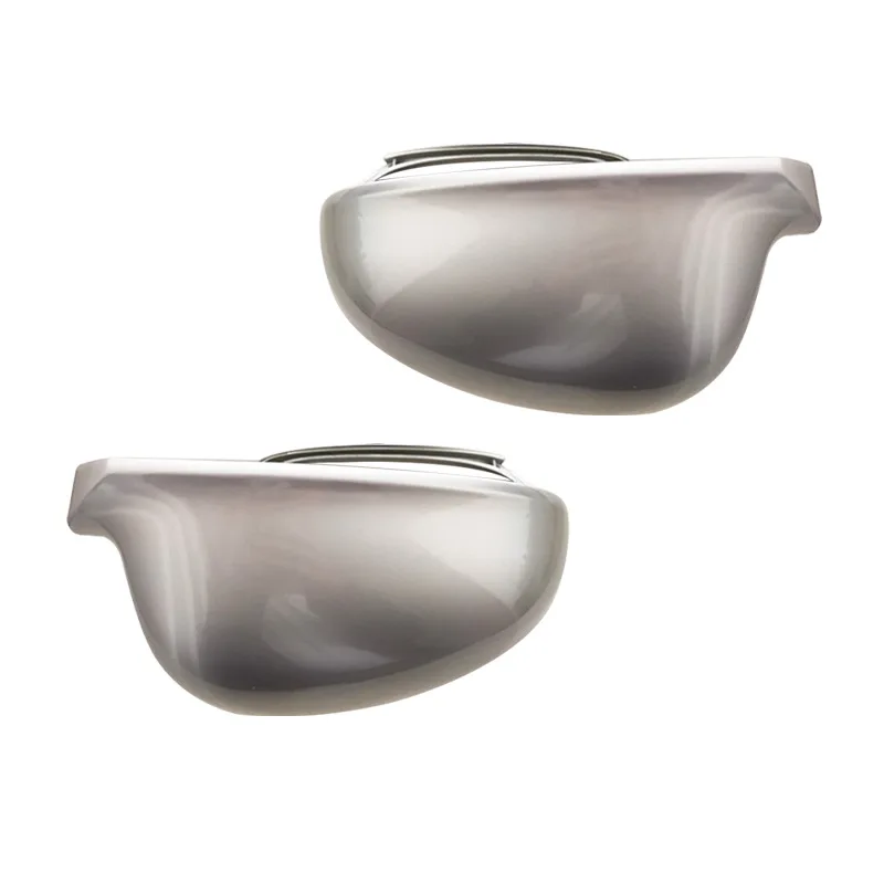 For VW Jetta MK5 Golf 5 MK5 Passat B6 2006-2011 Car Side Mirror Cover Shell Replacement Black Left+Right Set