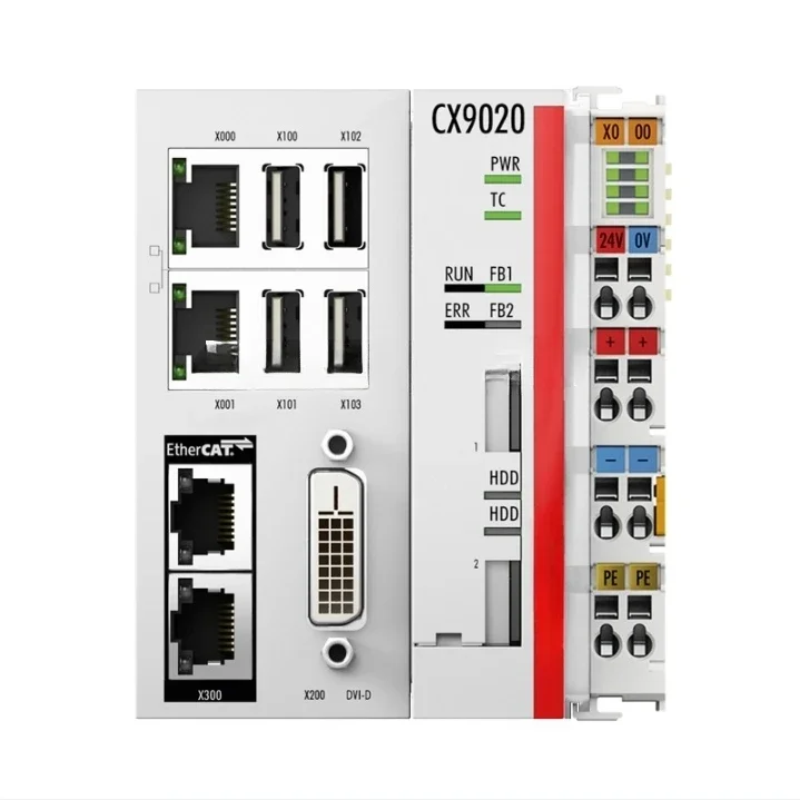 Original Brand New CX9020-0115 Basic CPU module DIN rail-mountable Ethernet control system ARM Cortex A8 RJ45 24VDC