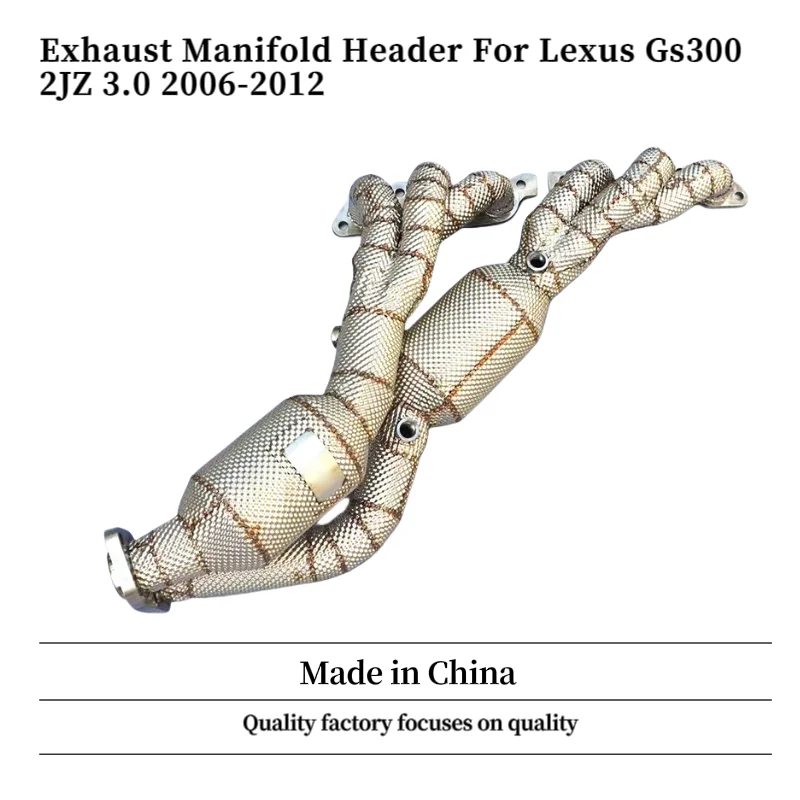 

Exhaust Manifold Header For Lexus Gs300 2JZ 3.0 2006-2012 Engine Stainless Steel Exhaust Muffler Pipe