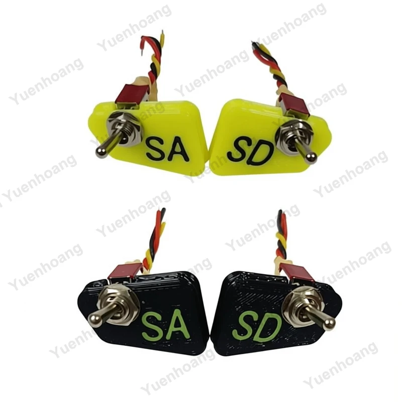 1Pair Toggle Switch Mod Kit For RadioMaster Pocket Drone Remote Control SA/SD On-Off Adapter Shoulder Lever Switch Upgrade Set