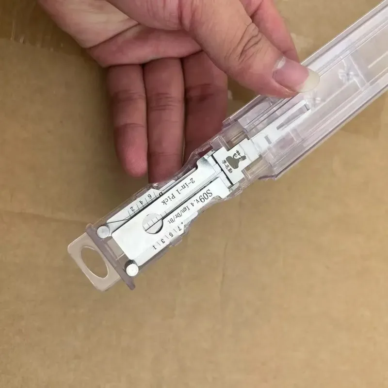 Locksmith Tools Car Bypass Ganzua S09 V4 Lishi 2-in-1 Hyundai Kia Recent 2025 Model Lock Picking Decoder Car Automotive Pick