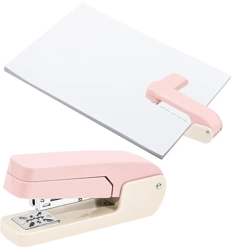 1pc Professional Office Stapler, 360° Rotation & Heavy Duty, with Staple Remover, Large Capacity, Strong, Durable, Easy To Load