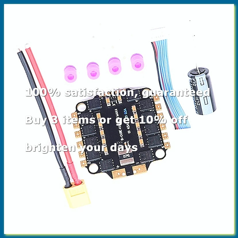 ●4INI 60A ESC Board Supporting 3-6S Brushless Motor Support DShot300 600/Multishot/Oneshot FPV UAV F4 Flight Control