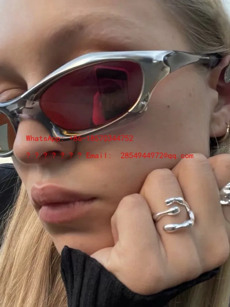 

Солнцезащитные очки L в техническом стиле, поляризационные солнцезащитные очки в стиле паром, уличный рок, вогнутые