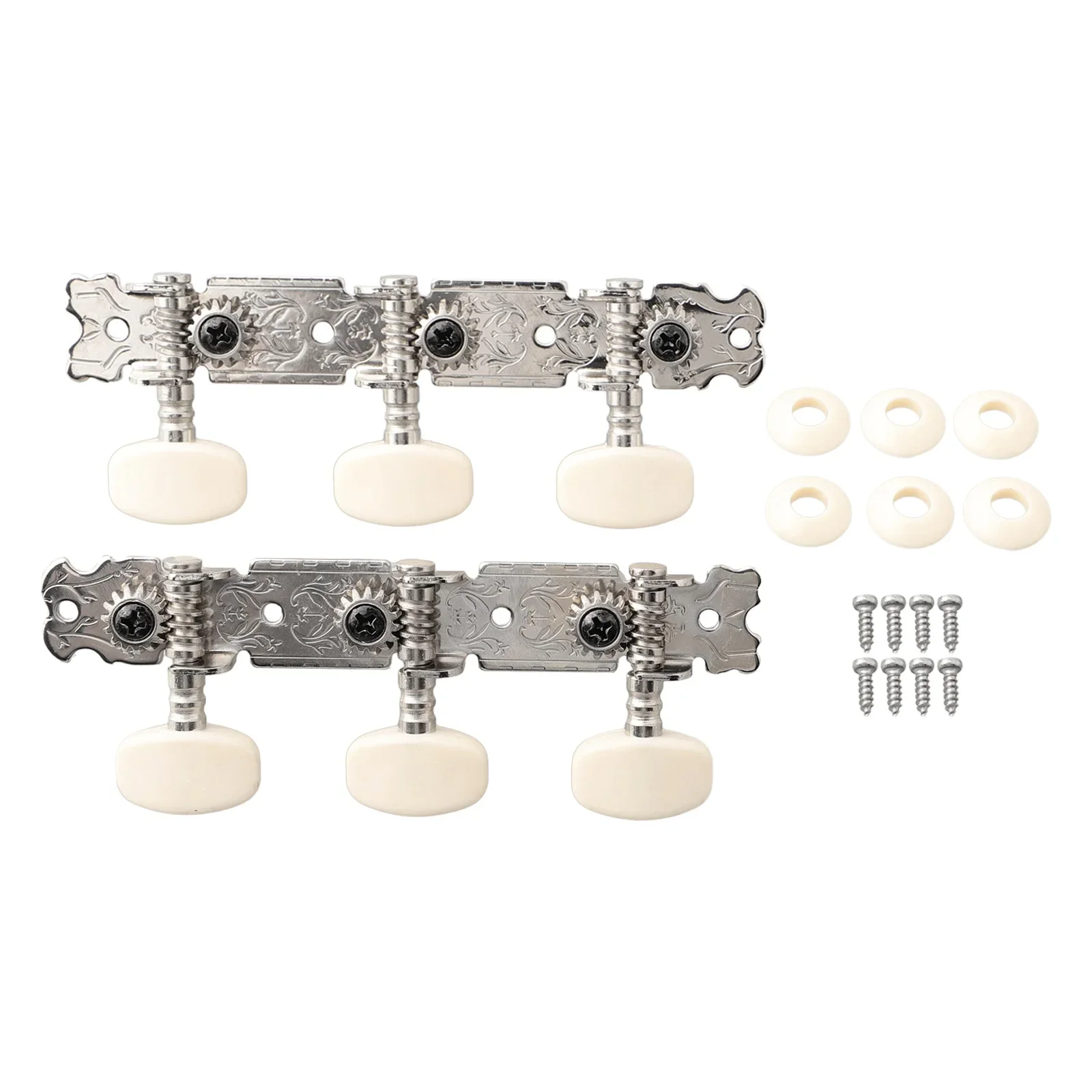 Set di piroli Teste di macchine Teste di macchine Parte Facile da installare Pioli per chitarra Accordatori 3L + 3R Accessori