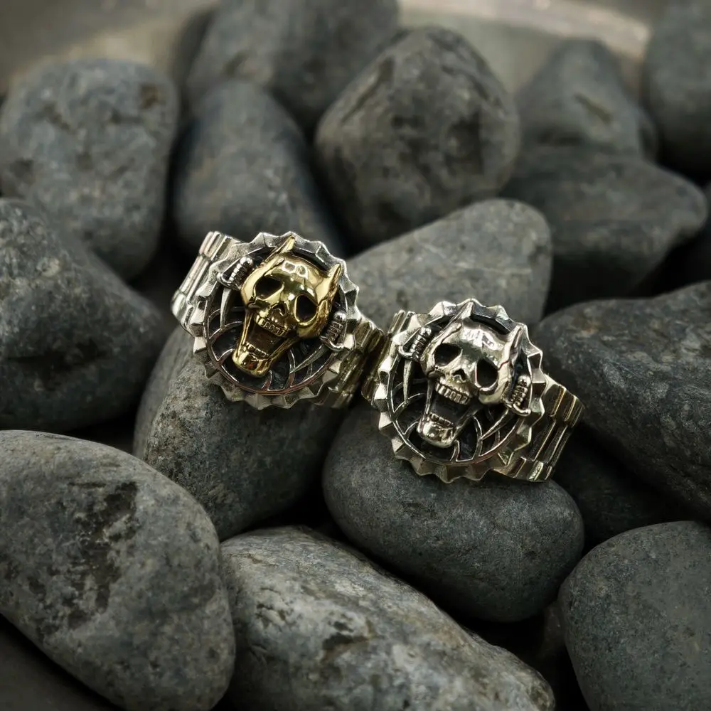 Anime JOJO's Bizarre Adventure-Killer Queen Shoulder Punk Ring Ring