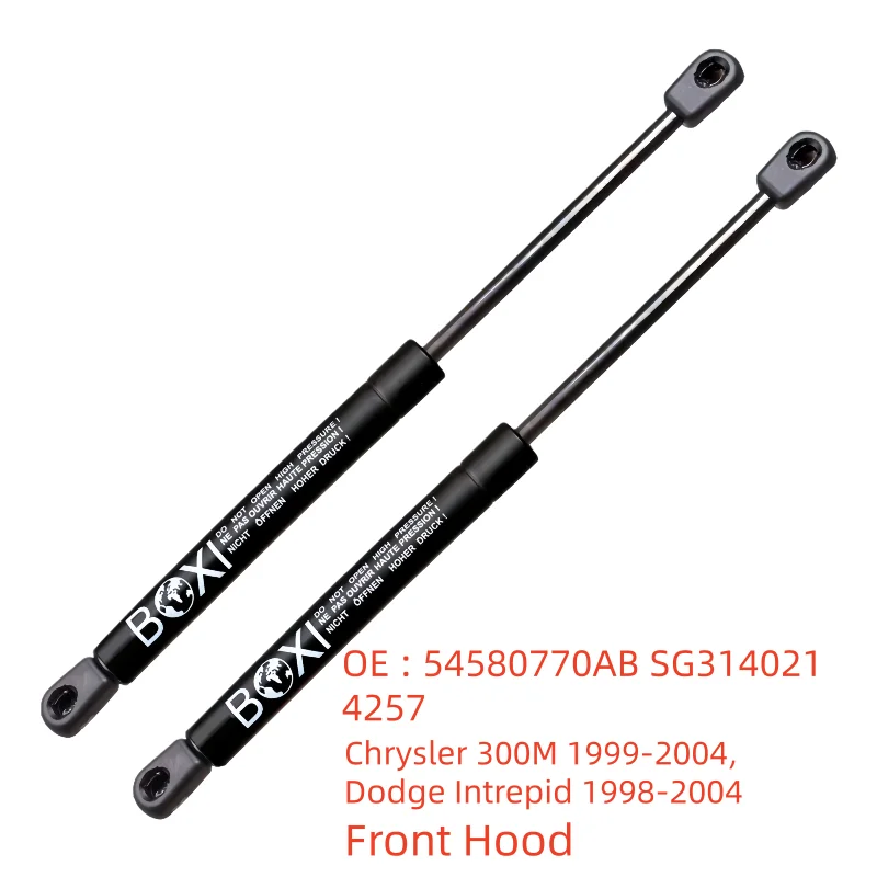 

BOXI 2 шт. передних упоров для подъема капота для Chrysler 300M 1999-2004, Dodge Intrepid 1998-2004, артикулы 4580770AB, SG314021, 4257