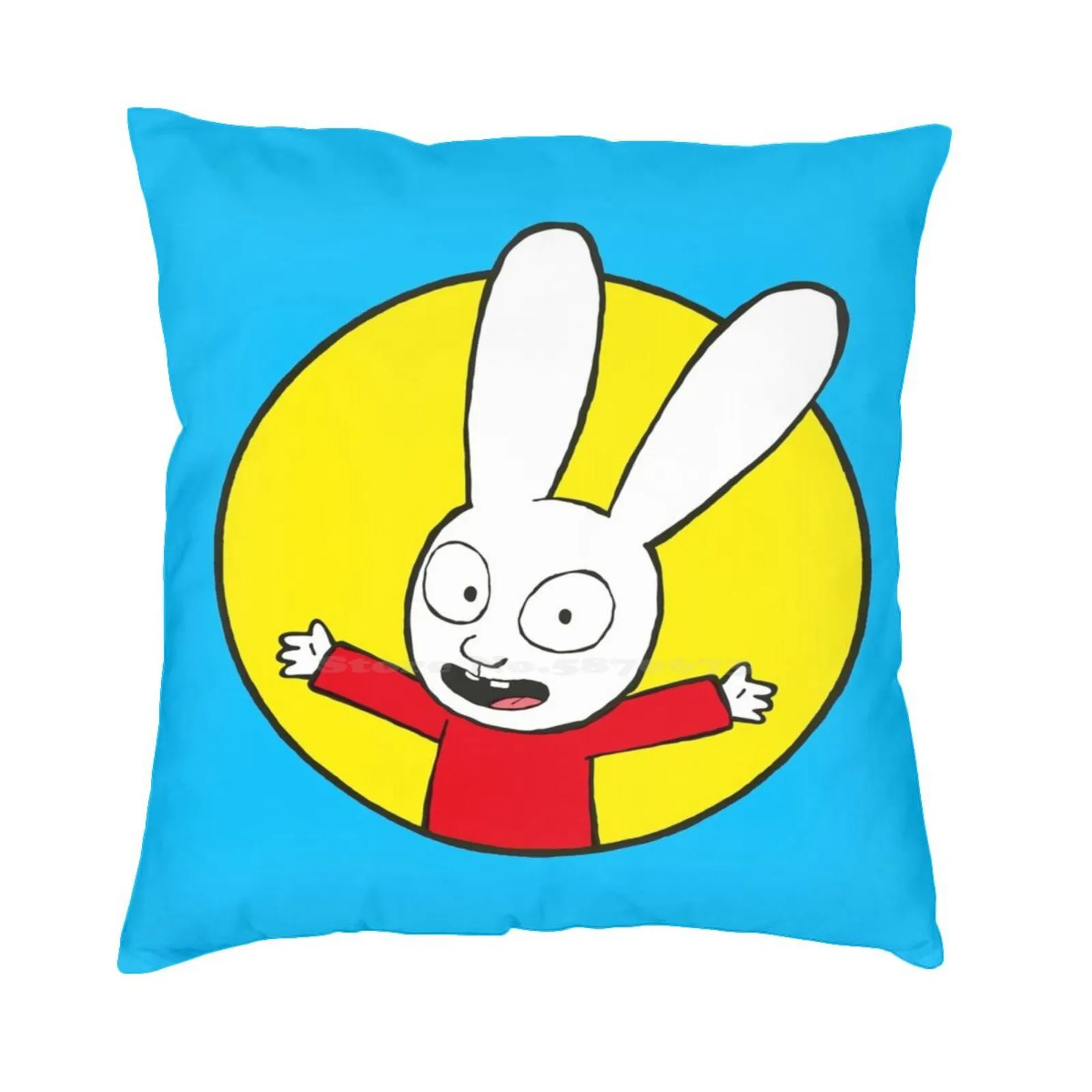 Simon Pillowcase Bedroom Home Decoration Simon Rabbit Bunny Kids Cartoon Show