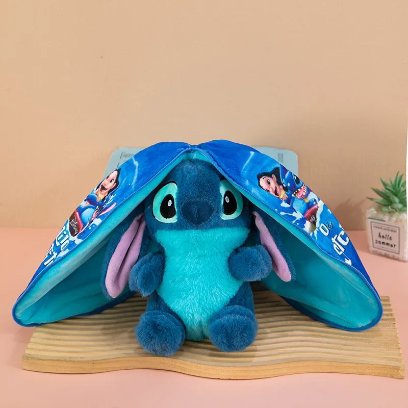 Disney-peluches de Lilo y Stitch para niños, muñecos de peluche de Anime, dibujos animados Kawaii, adornos de peluche, regalo de cumpleaños y Navidad, 25cm