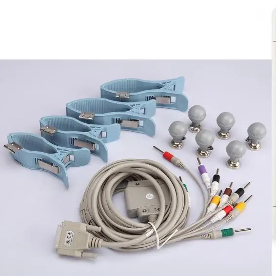 1206A 6-channel veterinary electrocardiogram machine with analysis function, 7-inch color touch screen