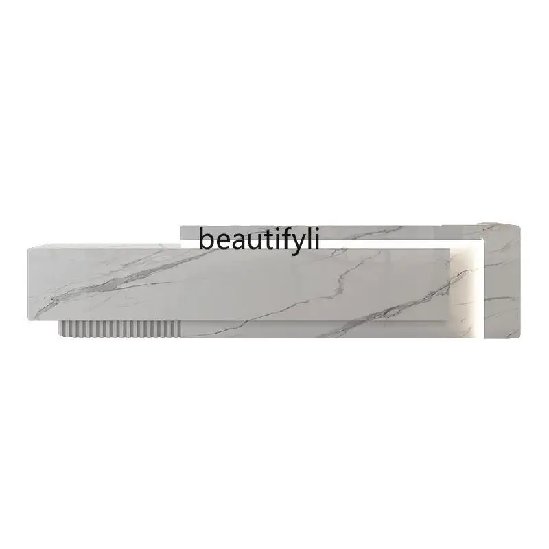 

Marble company reception, simple, beauty salon hotel, clubhouse, slate checkout page