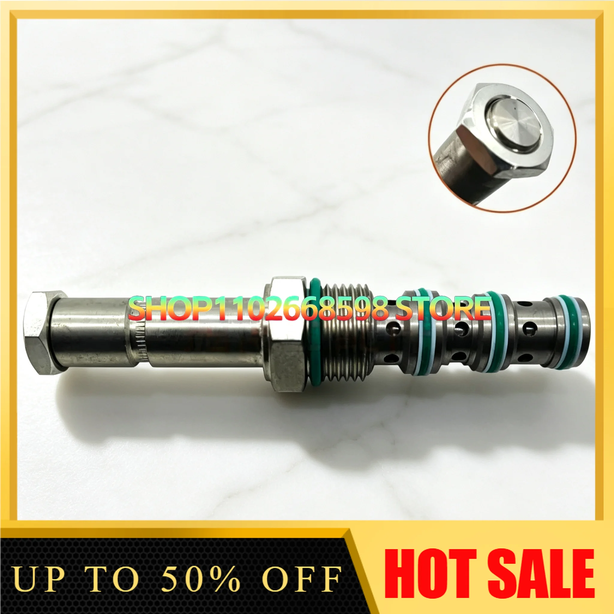Excavator Pilot Safety Lock Solenoid Valve Coil Spool for 55 150 215 225 300-5/7/9 High-Quality Replacement Part