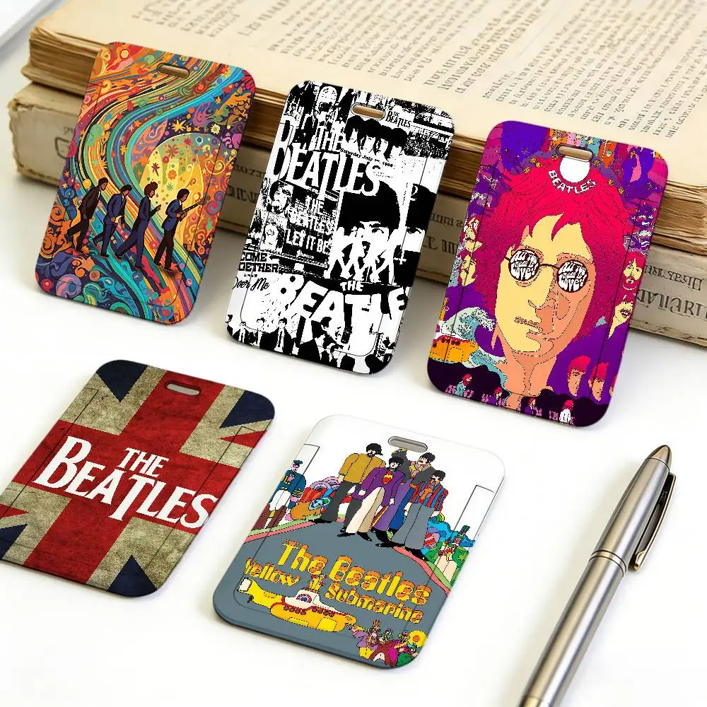 

Легкий мягкий шейный ремешок-держатель для карт и бейджей The Band, портативный протектор для именных бейджей для офисного персонала B-BeatleS-ES