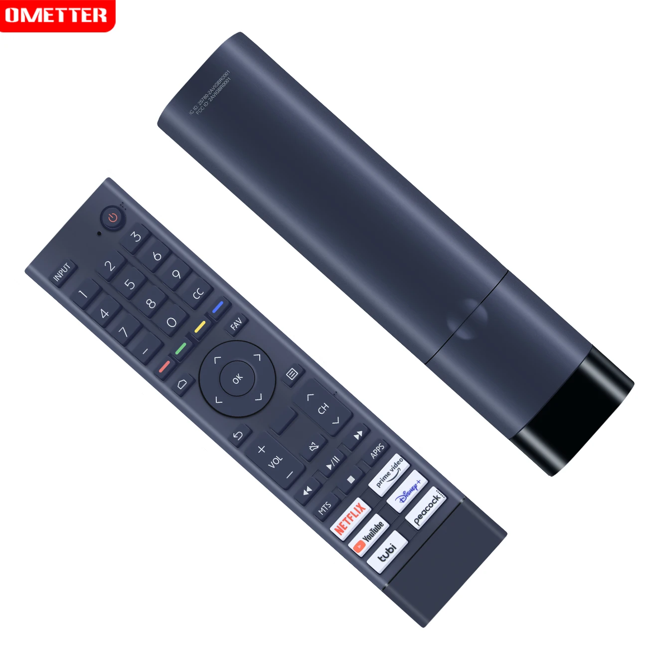 Télécommande pour Smart TV Hisense ERF3J80H, U6G, 55U6G, 50U6G, 65U6G, 75U6G, 50U68G, 55U68G, 65U68G, 75U68G, A6G, 75A6G, 43A6G, 50A6G, 55A6G