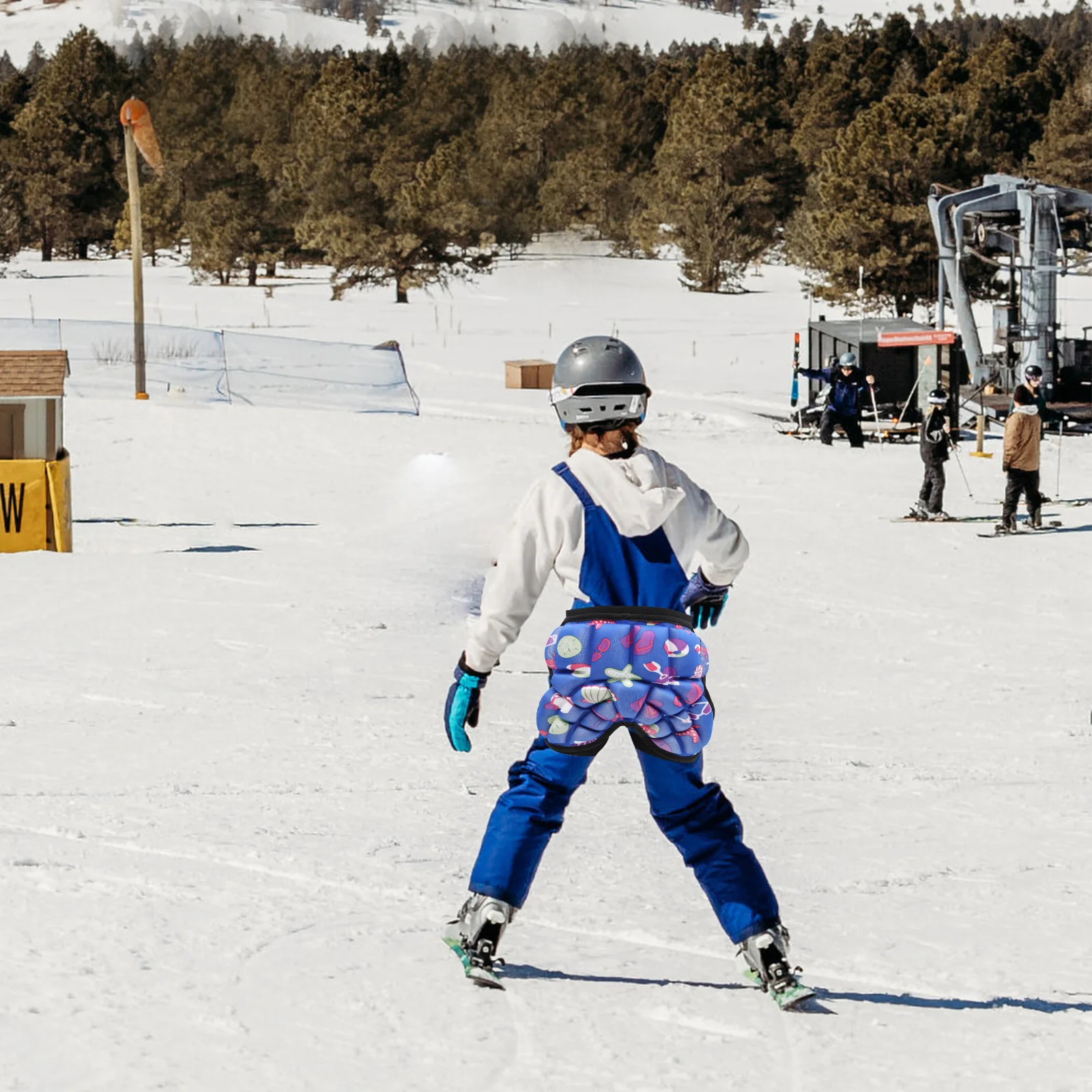 

Hip Protection Pant Eva Fabric Breathable Sports Skiing Cycling Hip Protective Gear Youth Adult Guard