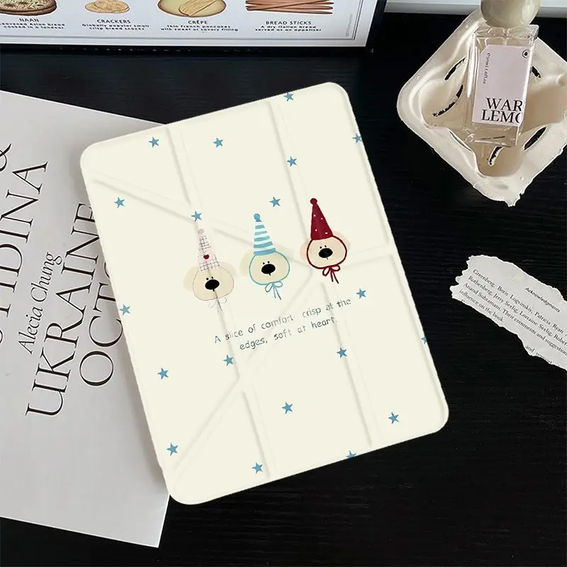 Anti-Bending 3+Y Fold Case For Xiaomi Pad 5/6/7 11 inch Redmi Pro2 2025 12.1 Redmi Pad SE 11 inch Redmi Pad Pro 12.1
