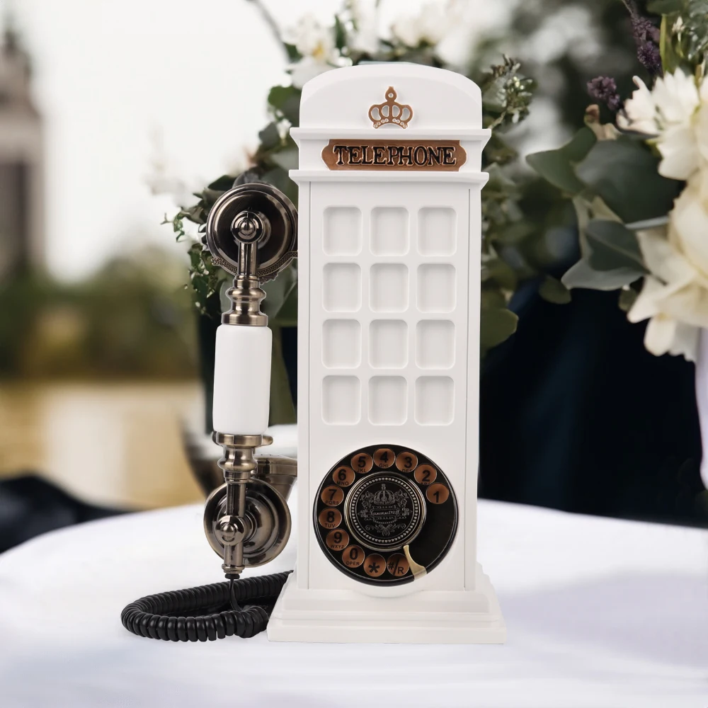 Casamento Audio Guestbook Telefone, telefone, cabine, estilo, telefone para festa de casamento, recolhendo registro, mensagens de áudio, guestbook