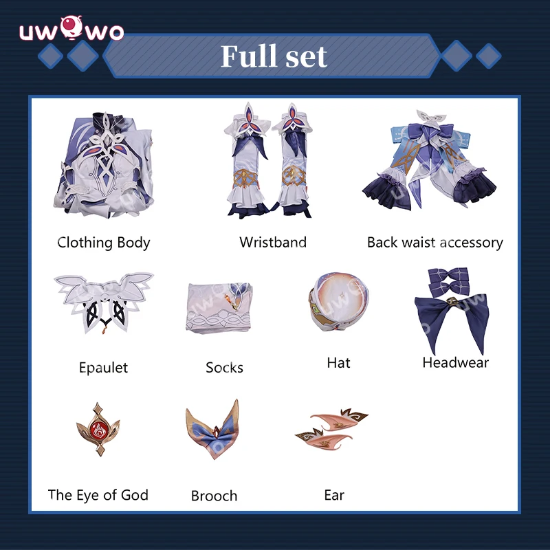 UWOWO ニコル コスプレ コラボシリーズ:ゲーム原神インパクト ニコル・リーン「N」ヘクセンジルクエル コスプレ衣装 S-3XL ハロウィンコスチューム