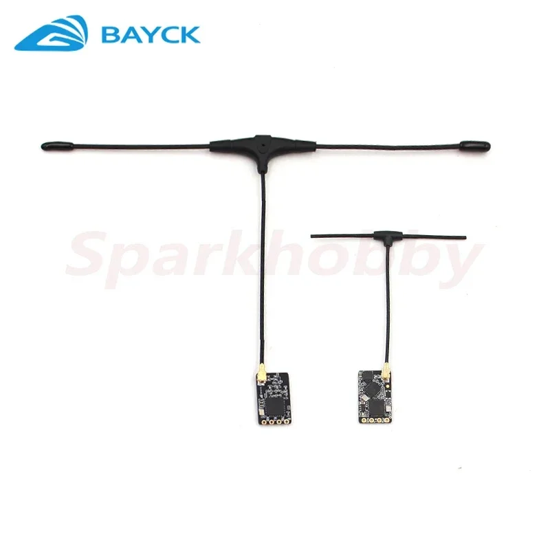 BAYCK ELRS 915MHz / 2.4GHz NANO ExpressLRS Receiver with T type Antenna Support Wifi upgrade for RC FPV Traversing Drones Parts