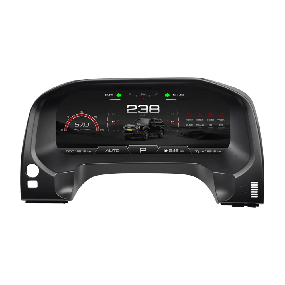 Digital Instrument Cluster for Toyota Land Cruiser Prado 150 2010-2020 Linux Virtual SpeedOmeter Dashboard Upgrade