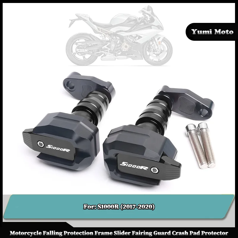 

Motorcycle CNC Falling Protection Frame Slider Fairing Guard Anti Crash Pad Protector For BMW S1000R S1000 R 2018 2019 2017-2020