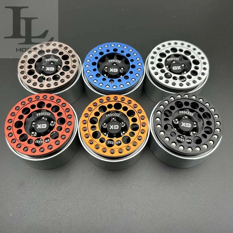 4PCS 1.9/2.2 Inch Alloy Wheel Hub for 1/10 RC Crawler Car Traxxas TRX4 SCX10 90046 D90