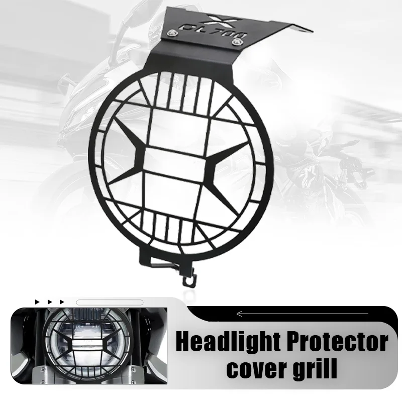 

Motorcycle Headlight Guard Grille Cover Protector FOR CFMOTO CF MOTO 700 CLX 700 CL_X 700 700CLX CLX700 2020-2025 2024 2023