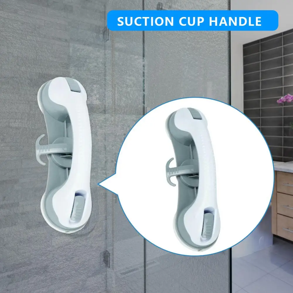 Fall Prevention Safety Helping Handle Shower Handle Strong Sucker Hand Grip Anti Slip Support Bath Safety Bath Grip Bar