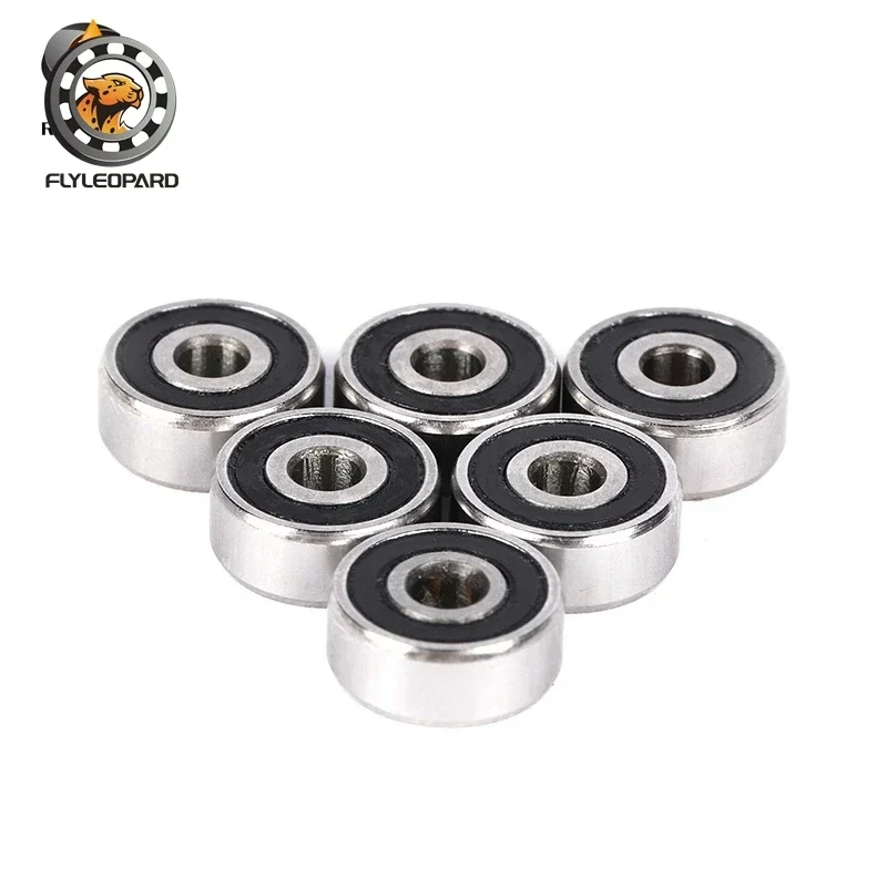 2Pcs S608 2RS Stainless Steel Ball Bearing ABEC-9 8x22x7 mm Deep Groove Rubber Sealed Ball Bearings